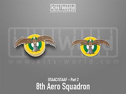 Kitsworld SAV Sticker - USAAC/USAAF - 8th Aero Squadron 